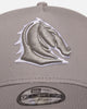 New Era Brisbane Broncos 'NRL Grey & White' 9FORTY A-Frame Snapback Gray