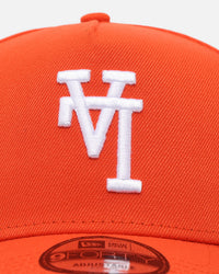 New Era Los Angeles Dodgers 'Upside Down LA Polychromatic' 9FORTY A-Frame Snapback Orange