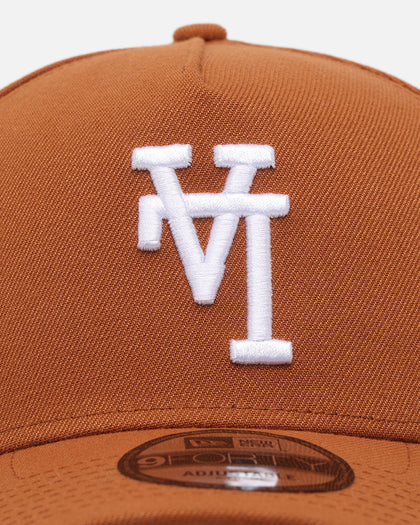 New Era Los Angeles Dodgers 'Upside Down LA Polychromatic' 9FORTY A-Frame Snapback Brown