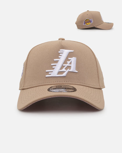 New Era Los Angeles Lakers 'Tan Pink' 9FORTY A-Frame Snapback Tan