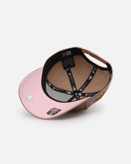 New Era Los Angeles Lakers 'Tan Pink' 9FORTY A-Frame Snapback Tan