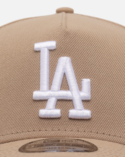 New Era Los Angeles Dodgers 'Tan Pink' 9FORTY A-Frame Snapback Tan