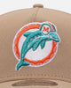 New Era Miami Dolphins 'Tan Pink' 9FORTY A-Frame Snapback Tan