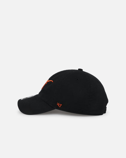 47 Brand Texas Longhorns 47 Clean Up Strapback Black