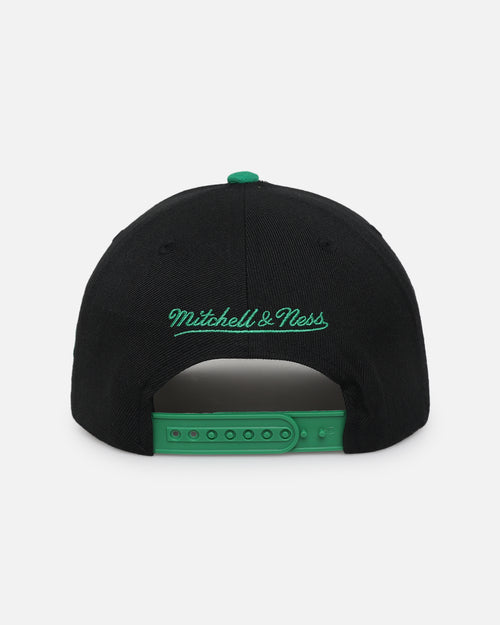 Mitchell & Ness Boston Celtics 'Luck of the Irish' Pro Crown Snapback Black/Green