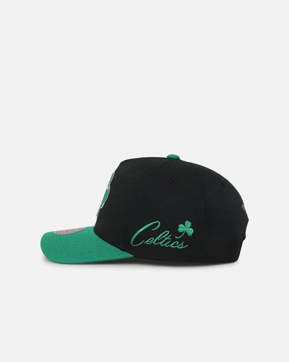 Mitchell & Ness Boston Celtics 'Luck of the Irish' Pro Crown Snapback Black/Green