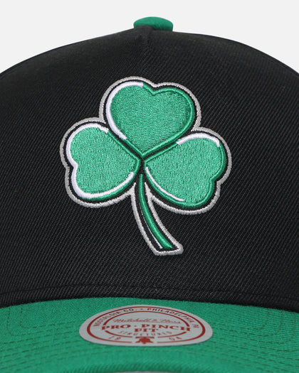 Mitchell & Ness Boston Celtics 'Luck of the Irish' Pro Crown Snapback Black/Green