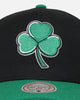 Mitchell & Ness Boston Celtics 'Luck of the Irish' Pro Crown Snapback Black/Green