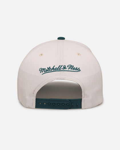 Mitchell & Ness Miami Dolphins 'Go Team Go' MVP Snapback Off White/Teal