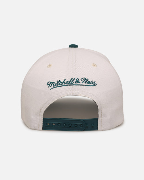 Mitchell & Ness Miami Dolphins 'Go Team Go' MVP Snapback Off White/Teal