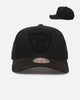 Mitchell & Ness Las Vegas Raiders 'Crossover' Pro Pinch Snapback Washed Black