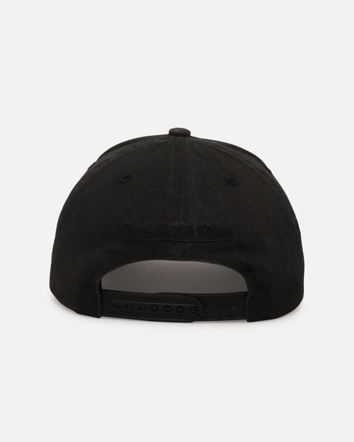 Mitchell & Ness Las Vegas Raiders 'Crossover' Pro Pinch Snapback Washed Black