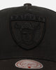 Mitchell & Ness Las Vegas Raiders 'Crossover' Pro Pinch Snapback Washed Black