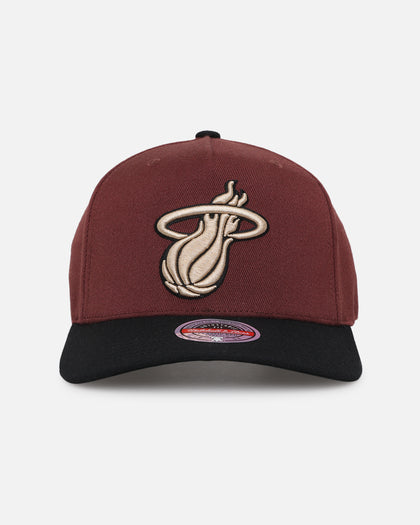 Mitchell & Ness Miami Heat 'Vintage Burgundy' MVP Snapback Burgundy