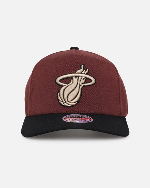 Mitchell & Ness Miami Heat 'Vintage Burgundy' MVP Snapback Burgundy
