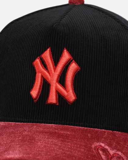 New Era New York Yankees 'Velvet Cord Certified Lover' 9FORTY A-Frame Premium Corduroy Snapback Violet