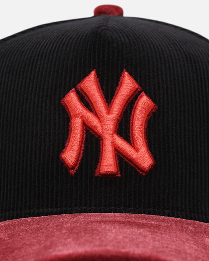 New Era New York Yankees 'Velvet Cord Certified Lover' 9FORTY A-Frame Premium Corduroy Snapback Violet