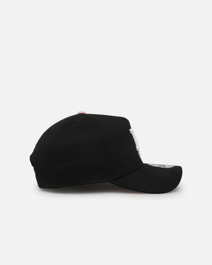 New Era Los Angeles Dodgers 'Pink Satin Hearts 2.0' 9FORTY A-Frame Snapback Black/Pink