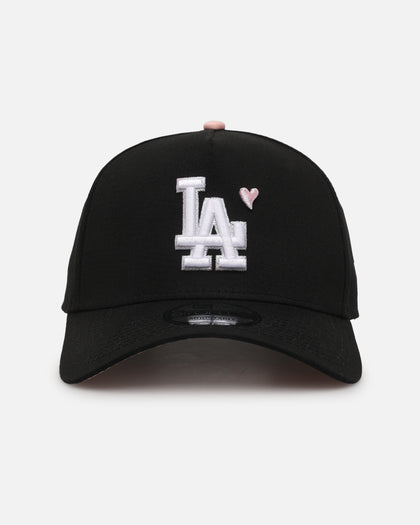 New Era Los Angeles Dodgers 'Pink Satin Hearts 2.0' 9FORTY A-Frame Snapback Black/Pink