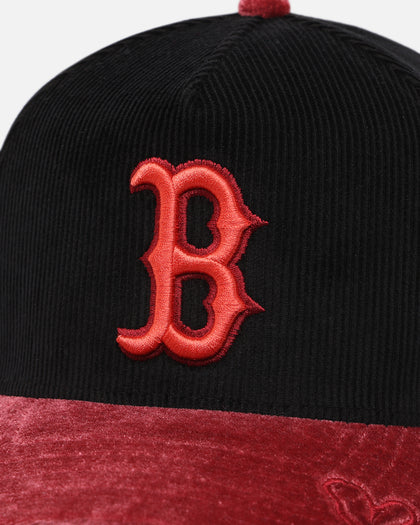 New Era Boston Red Sox 'Velvet Cord Certified Lover' 9FORTY A-Frame Premium Corduroy Snapback Violet