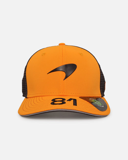 New Era X McLaren Racing Piastri 9SEVENTY Trucker Snapback Medium Orange