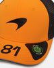New Era X McLaren Racing Piastri 9SEVENTY Trucker Snapback Medium Orange