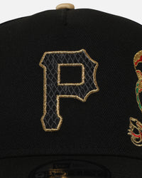 New Era Pittsburgh Pirates 'Year Of The Snake' 9FORTY A-Frame Snapback Black/Gold