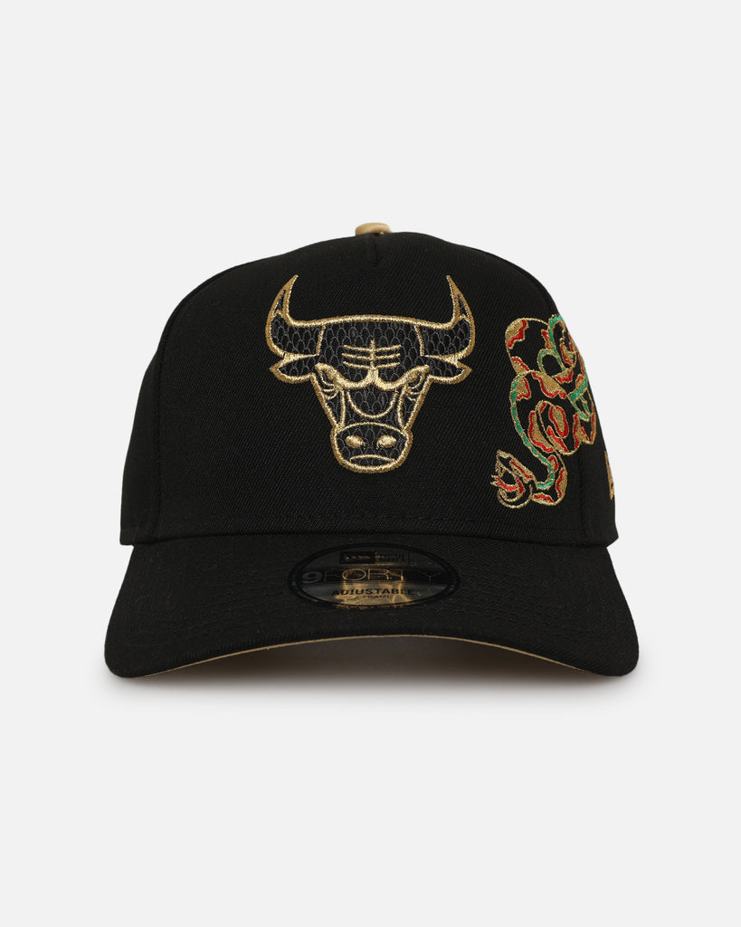 Casquette Courbée Noire Ajustable 9FORTY Metallic Badge Chicago Bulls NBA New Era