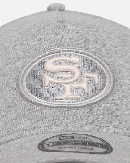 New Era San Francisco 49ers 'Cozy' 9FORTY A-Frame Strapback Heather Grey
