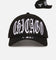 New Era Chicago Bulls 'Oversized Gothic Script Crown' 9FORTY A-Frame Snapback Black/White