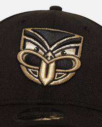 New Era New Zealand Warriors '2025 NRL Vegas Round' 9SEVENTY Stretch Snapback Black/Gold