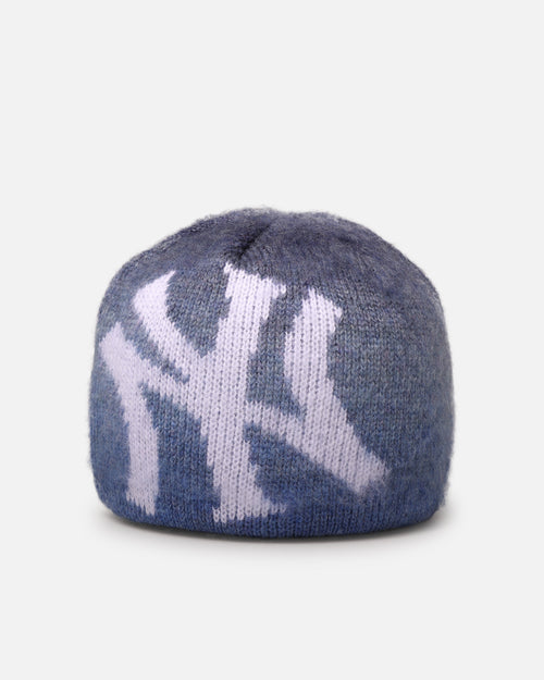 New Era New York Yankees Knitted Skully Beanie Open Blue