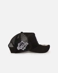 New Era Los Angeles Dodgers 'Polychromatic Mesh' 9FORTY A-Frame Snapback Black/White