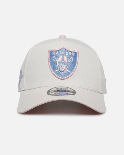 New Era Las Vegas Raiders 'Pastel' 9FORTY A-Frame Snapback Chrome White