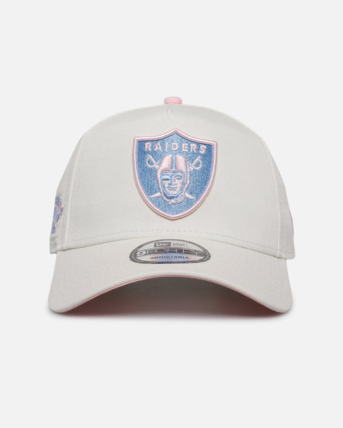 New Era Las Vegas Raiders 'Pastel' 9FORTY A-Frame Snapback Chrome White