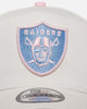 New Era Las Vegas Raiders 'Pastel' 9FORTY A-Frame Snapback Chrome White