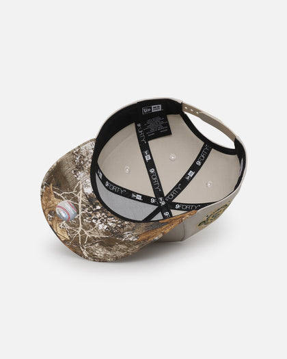 New Era Chicago White Sox 'Real Tree Stone' 9FORTY A-Frame Snapback Stone