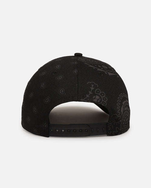 New Era Chicago Bulls 'Tonal Paisley' 9FORTY A-Frame Snapback Black