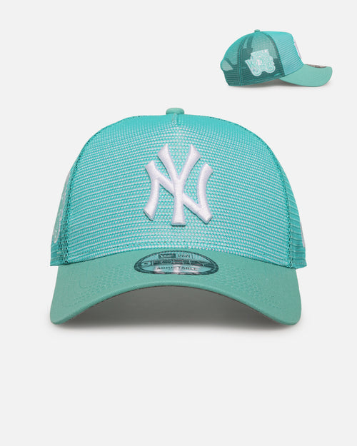 New Era New York Yankees 'Polychromatic Mesh' 9FORTY A-Frame Snapback Mint/White
