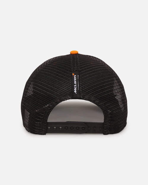 New Era X McLaren Racing Norris 9SEVENTY Trucker Snapback Medium Orange