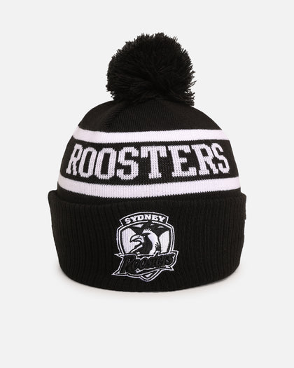 New Era Sydney Roosters 'NRL Black White Beanies' Knitted Beanie Black