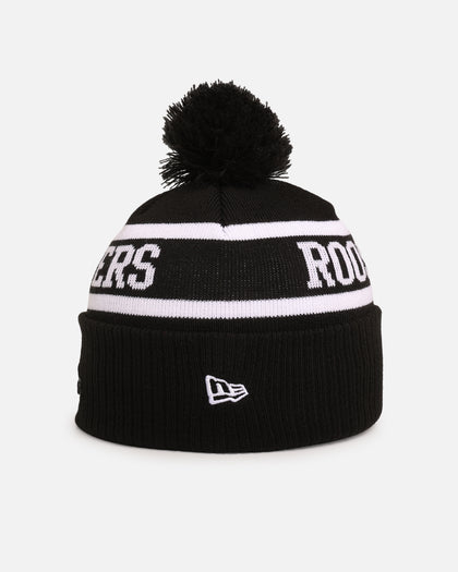 New Era Sydney Roosters 'NRL Black White Beanies' Knitted Beanie Black