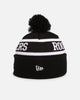 New Era Sydney Roosters 'NRL Black White Beanies' Knitted Beanie Black