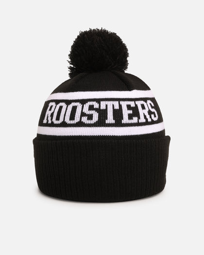 New Era Sydney Roosters 'NRL Black White Beanies' Knitted Beanie Black