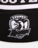 New Era Sydney Roosters 'NRL Black White Beanies' Knitted Beanie Black