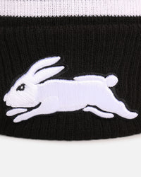 New Era South Sydney Rabbitohs 'NRL Black White Beanies' Knitted Beanie Black
