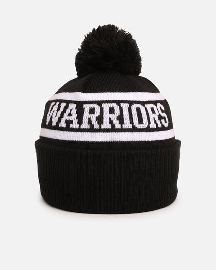 New Era New Zealand Warriors 'NRL Black White Beanies' Knitted Beanie Black