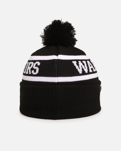 New Era New Zealand Warriors 'NRL Black White Beanies' Knitted Beanie Black
