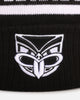 New Era New Zealand Warriors 'NRL Black White Beanies' Knitted Beanie Black