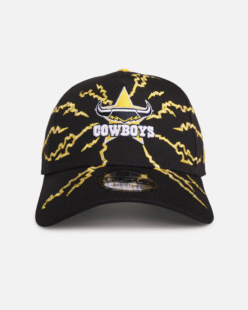 New Era North Queensland Cowboys 'NRL Electric' 9FORTY A-Frame Snapback Official Team Colour